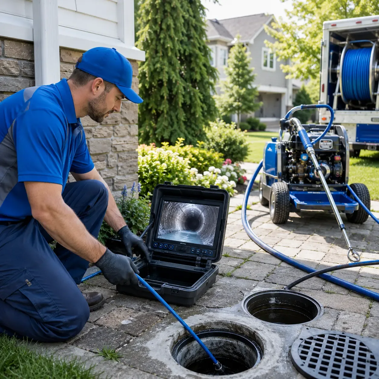 Outdoor drain cleaning professionals serving Marathon, IA
